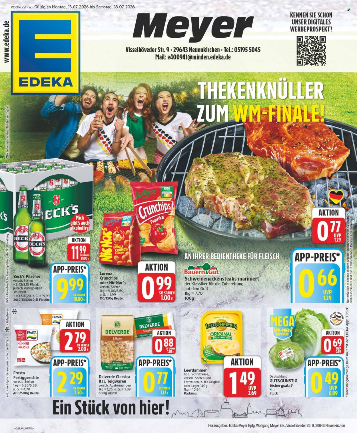 Edeka Prospekte  - 13.07.2026 - 18.07.2026. Seite 1