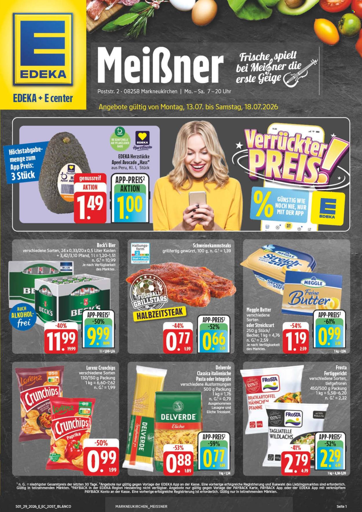 Edeka Prospekte  - 13.07.2026 - 18.07.2026. Seite 1