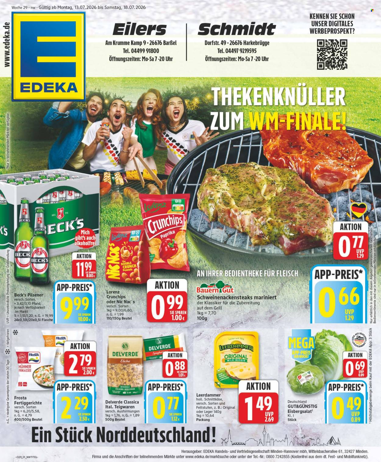 Edeka Prospekte  - 13.07.2026 - 18.07.2026. Seite 1