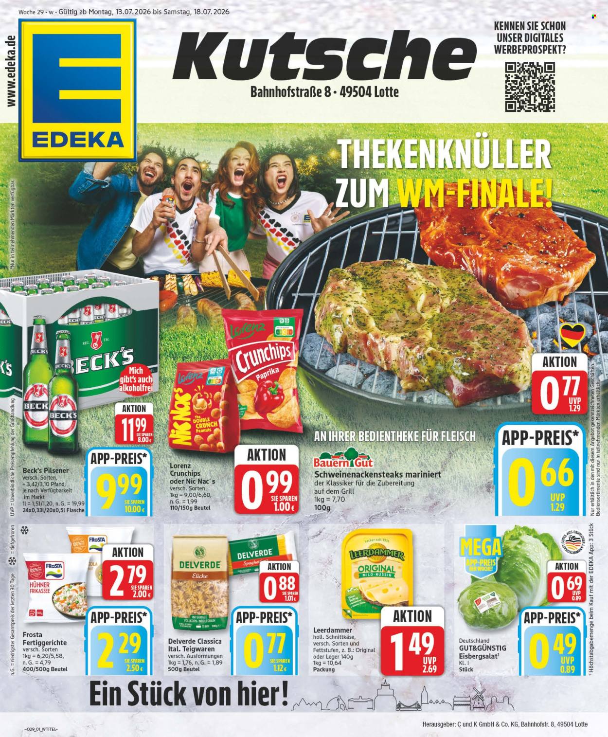 Edeka Prospekte  - 13.07.2026 - 18.07.2026. Seite 1