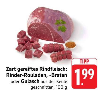 Zart gereiftes Rindfleisch