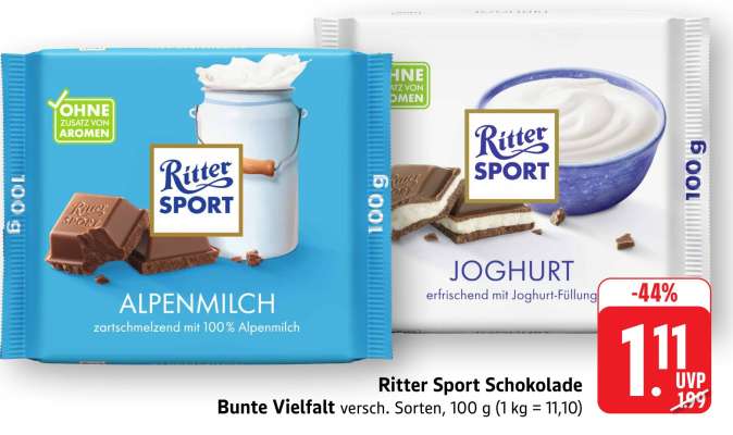Ritter Sport Schokolade