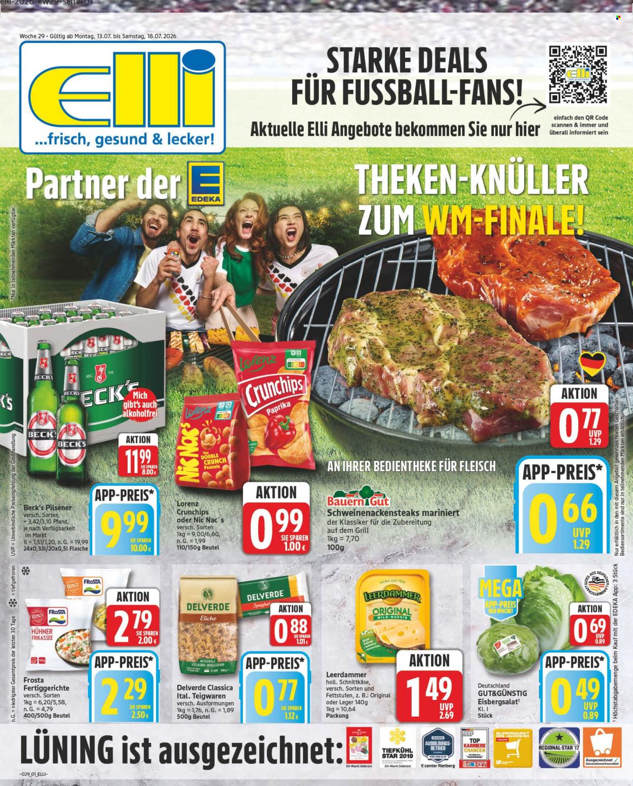 Edeka Prospekte  - 13.07.2026 - 18.07.2026. Seite 1