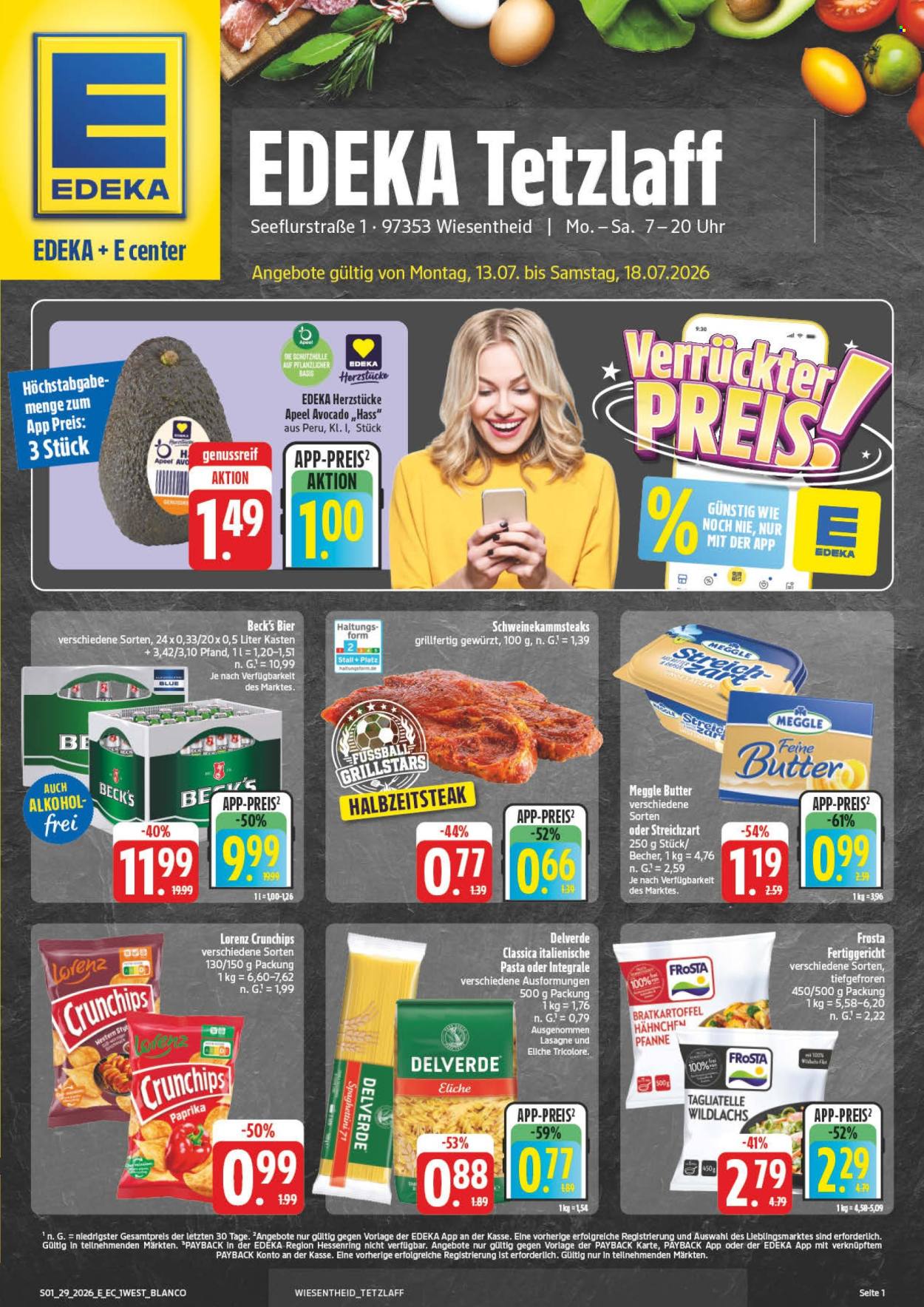 Edeka Prospekte  - 13.07.2026 - 18.07.2026. Seite 1