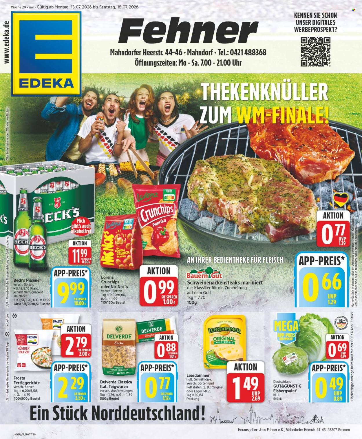 Edeka Prospekte  - 13.07.2026 - 18.07.2026. Seite 1