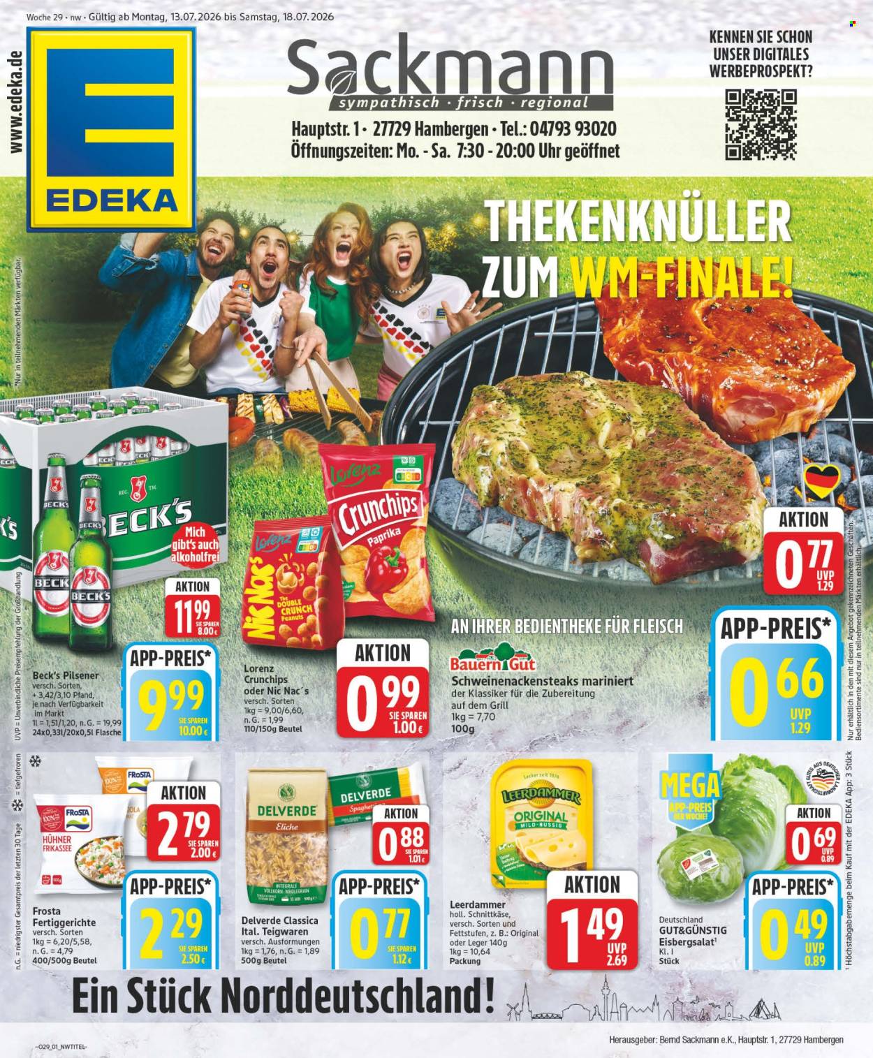 Edeka Prospekte  - 13.07.2026 - 18.07.2026. Seite 1