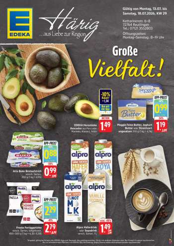 Prospekte Edeka - 13.07.2026 - 18.07.2026.