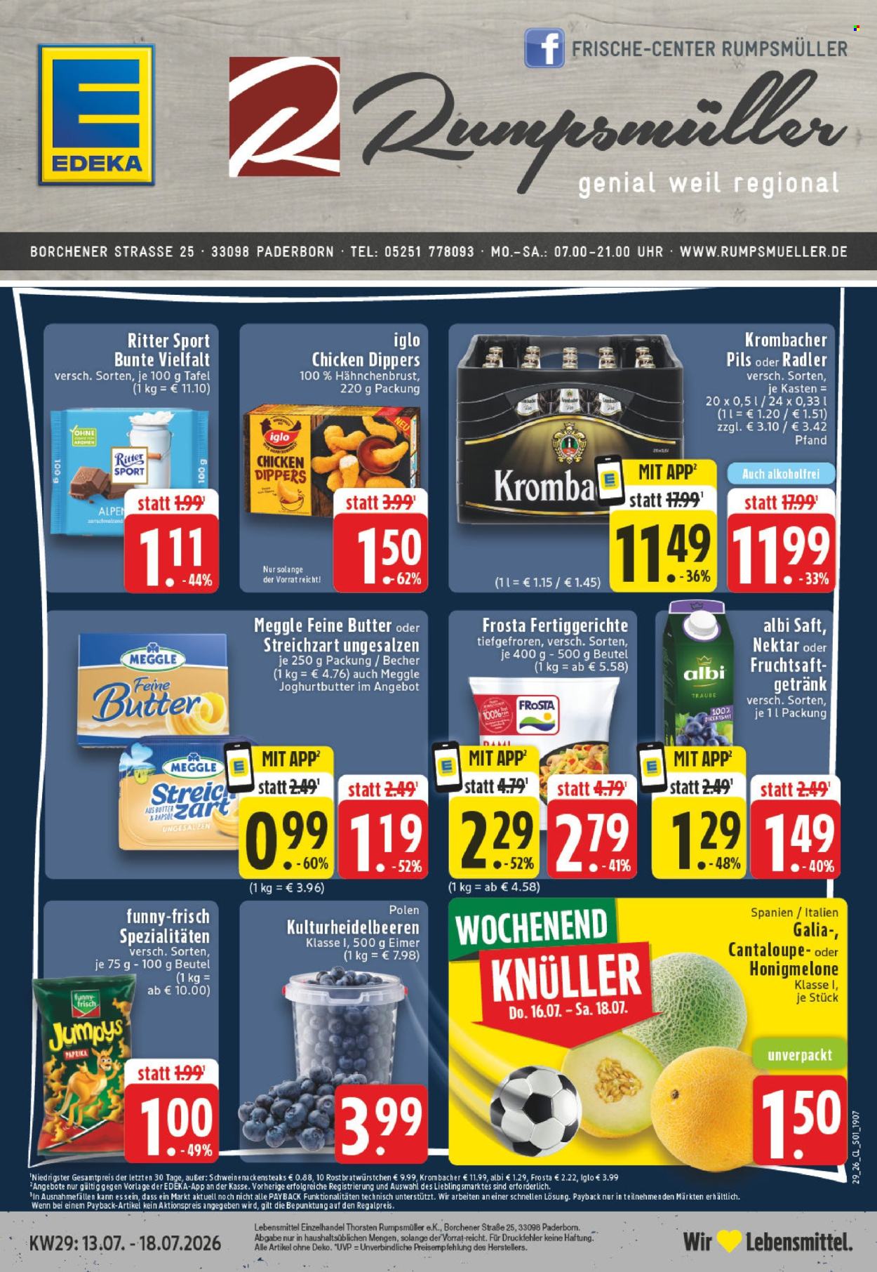 Edeka Prospekte  - 13.07.2026 - 18.07.2026. Seite 1