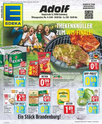 Prospekte Edeka - 13.07.2026 - 18.07.2026.