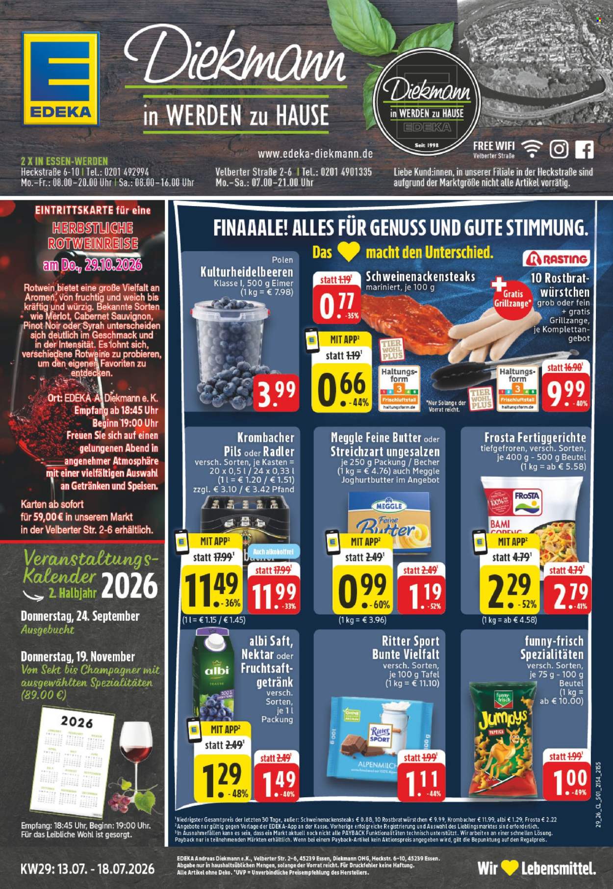 Edeka Prospekte  - 13.07.2026 - 18.07.2026. Seite 1
