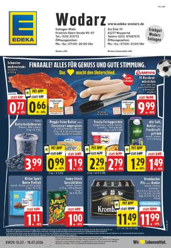 Prospekte Edeka - 13.07.2026 - 18.07.2026.