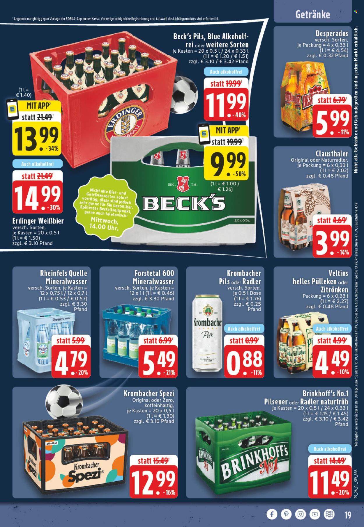 Edeka Prospekte  - 13.07.2026 - 18.07.2026. Seite 19