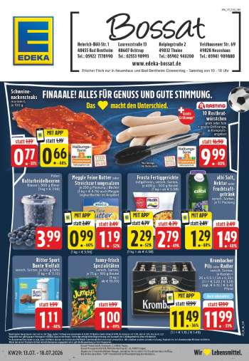 Prospekte Edeka - 13.07.2026 - 18.07.2026.