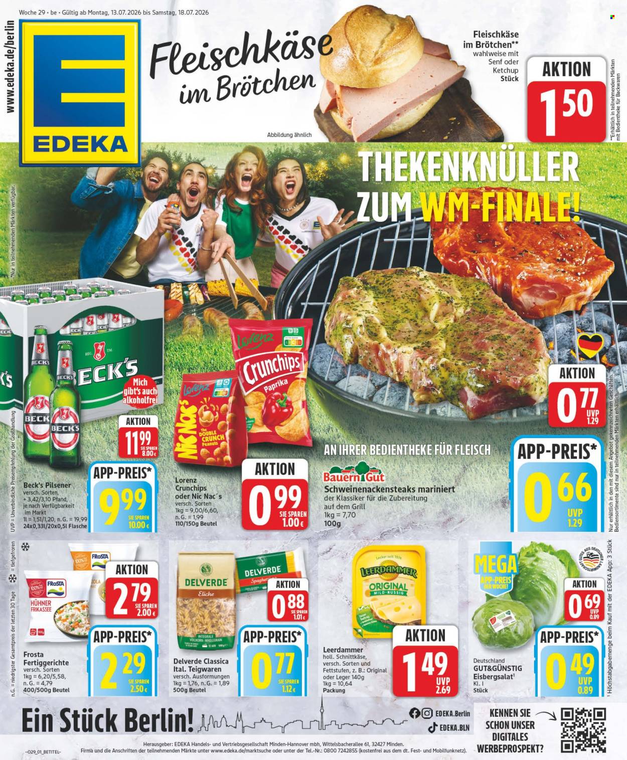 Edeka Prospekte  - 13.07.2026 - 18.07.2026. Seite 1