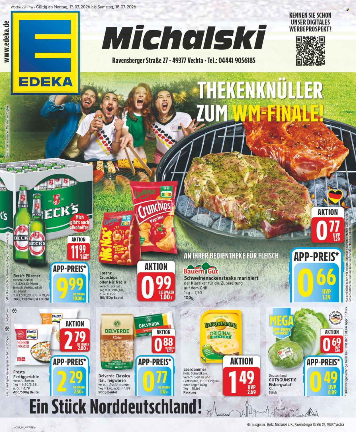 Edeka Prospekte  - 13.07.2026 - 18.07.2026. Seite 1