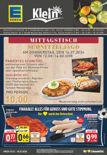 Prospekte Edeka - 13.07.2026 - 18.07.2026.