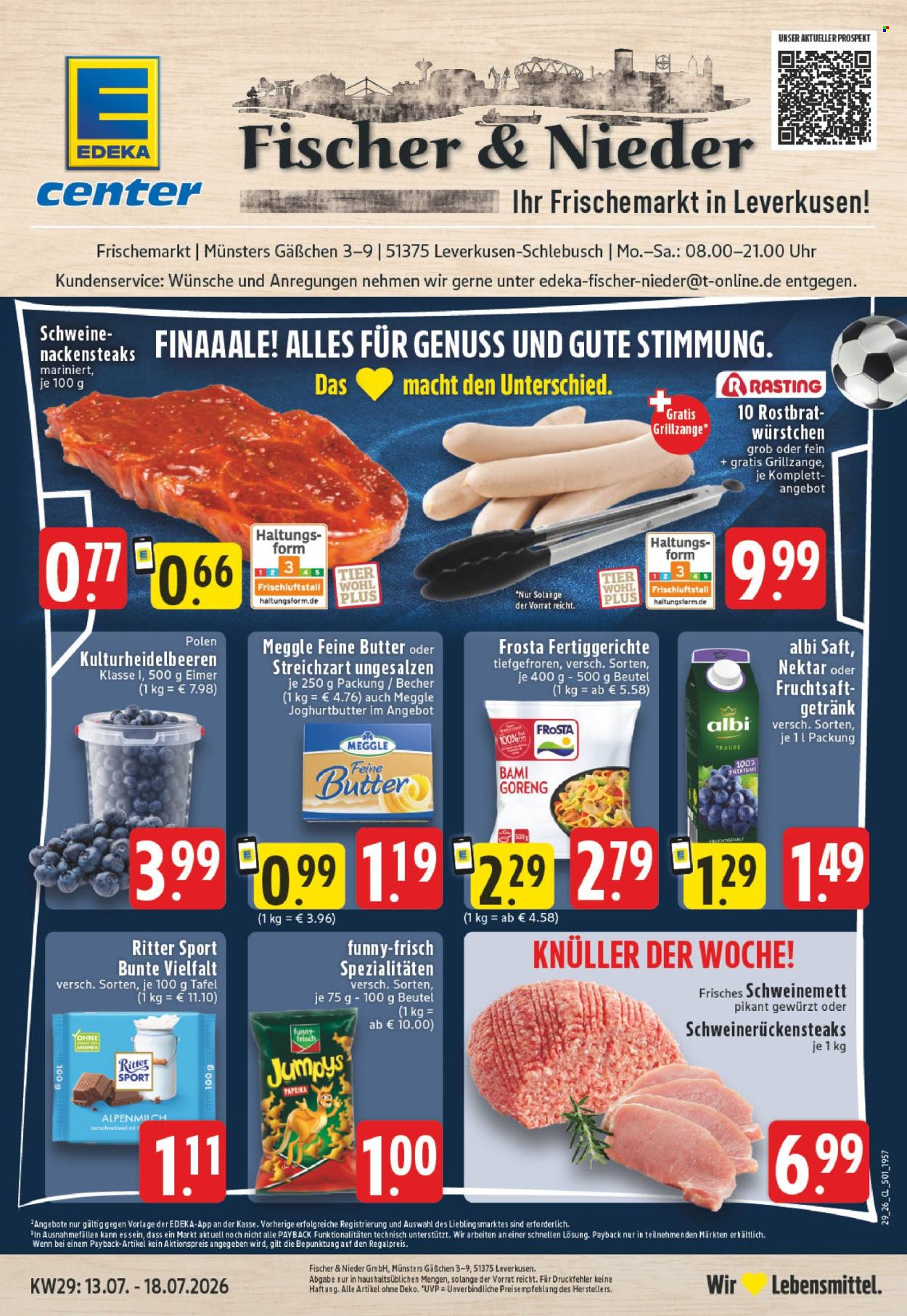 Edeka Prospekte  - 13.07.2026 - 18.07.2026. Seite 1