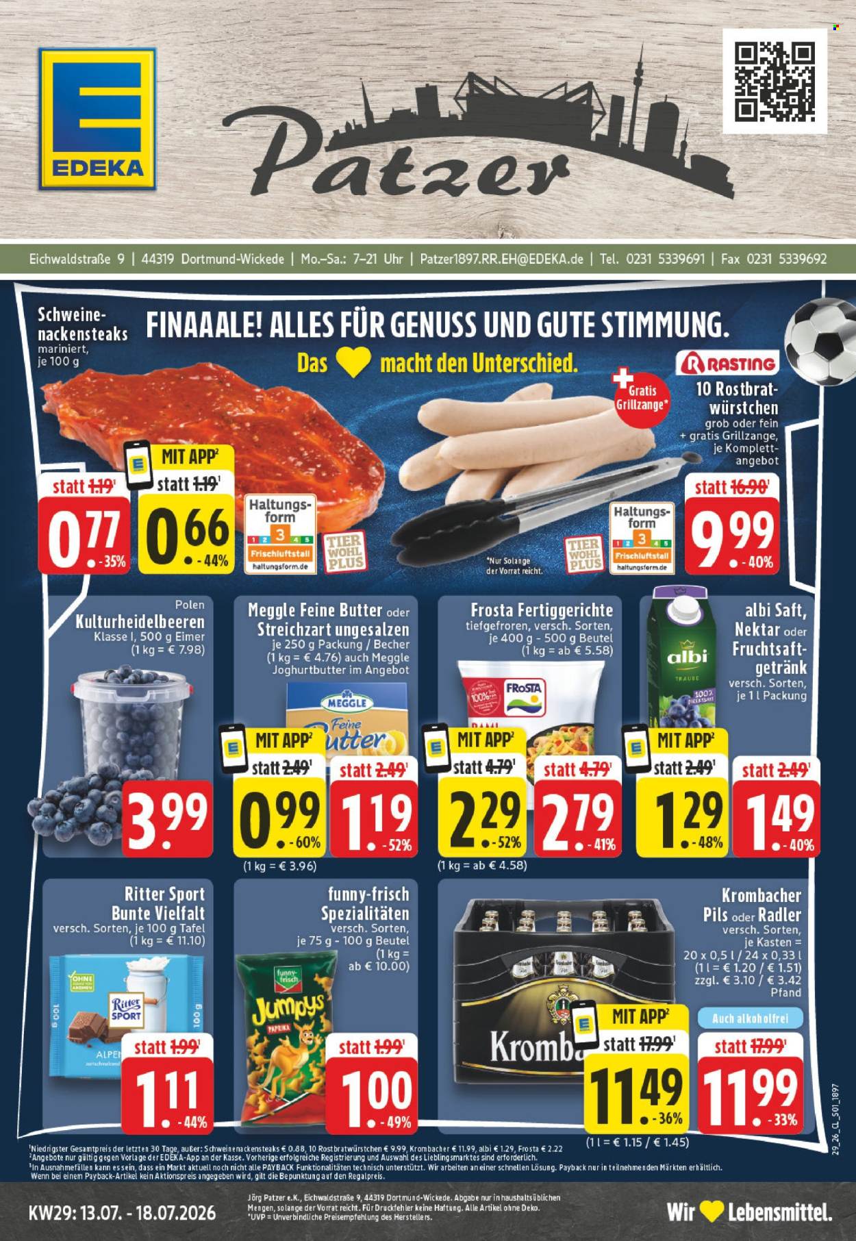 Edeka Prospekte  - 13.07.2026 - 18.07.2026. Seite 1