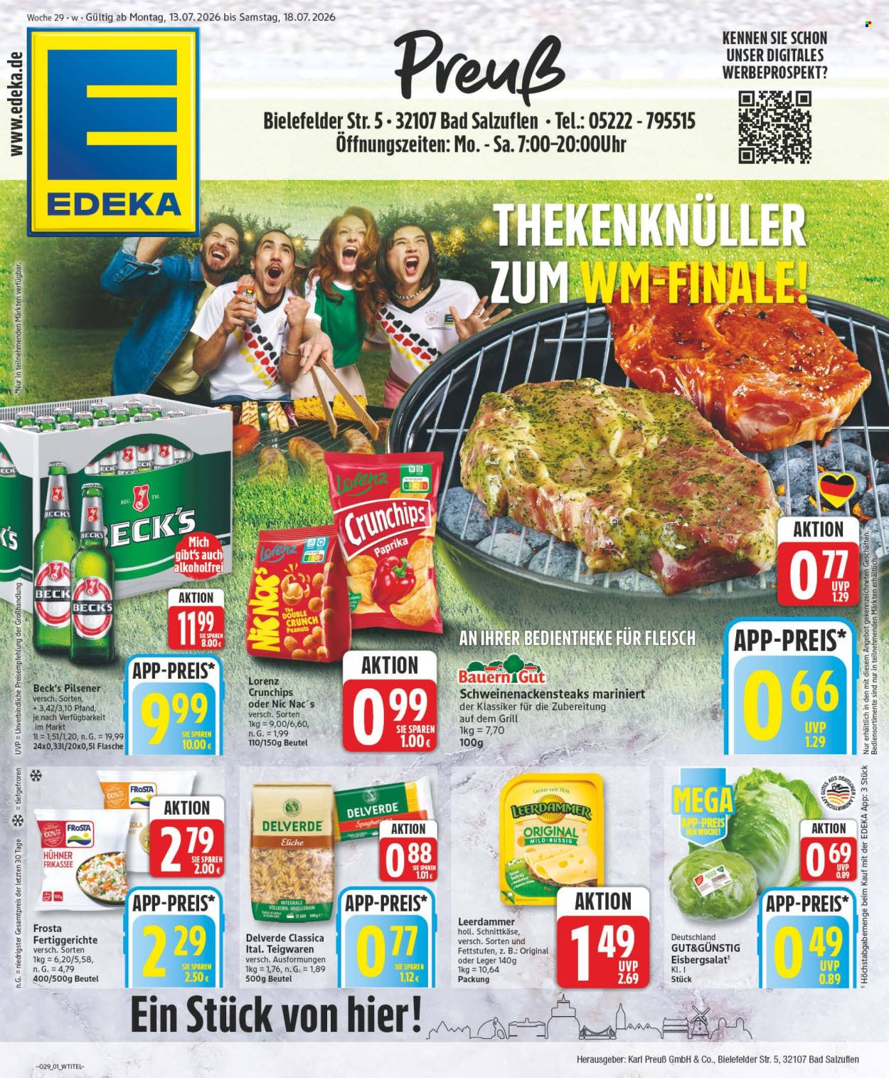 Edeka Prospekte  - 13.07.2026 - 18.07.2026. Seite 1