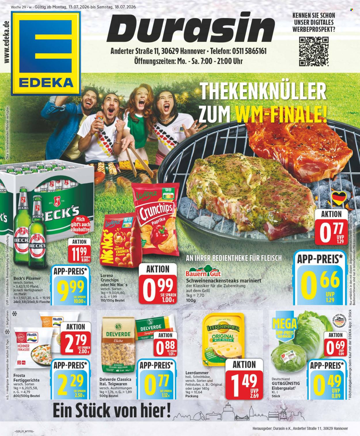 Edeka Prospekte  - 13.07.2026 - 18.07.2026. Seite 1