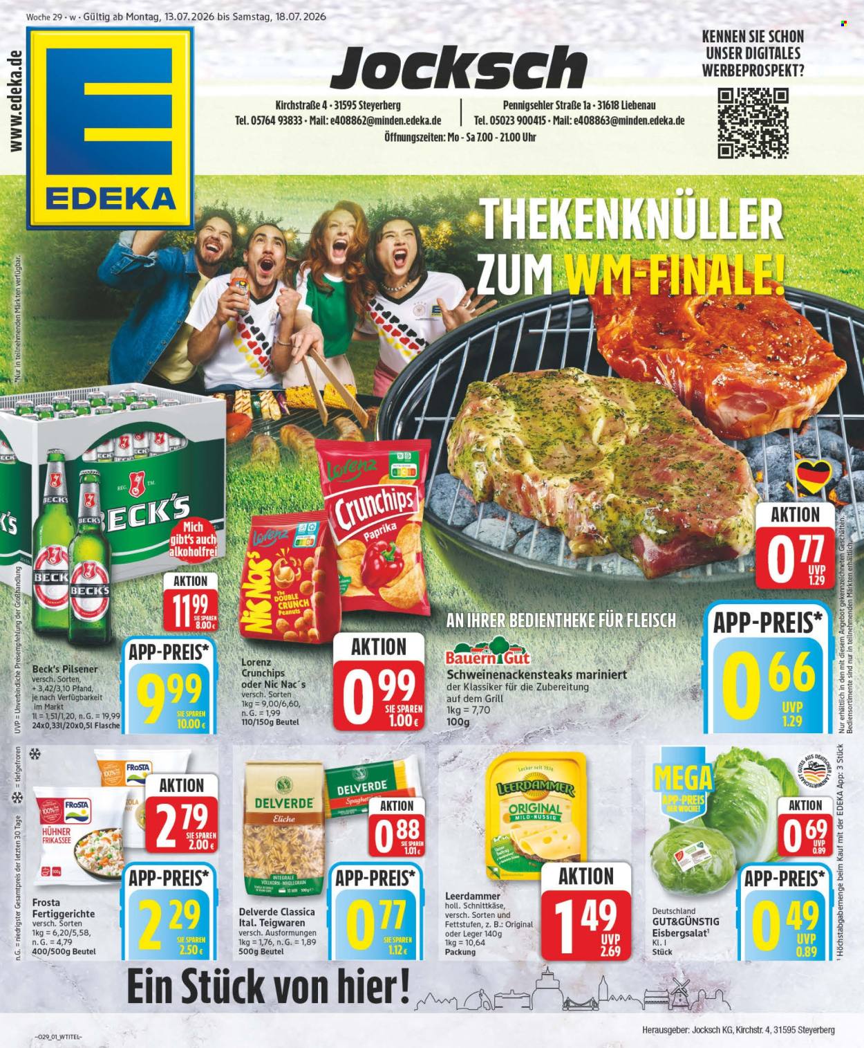Edeka Prospekte  - 13.07.2026 - 18.07.2026. Seite 1