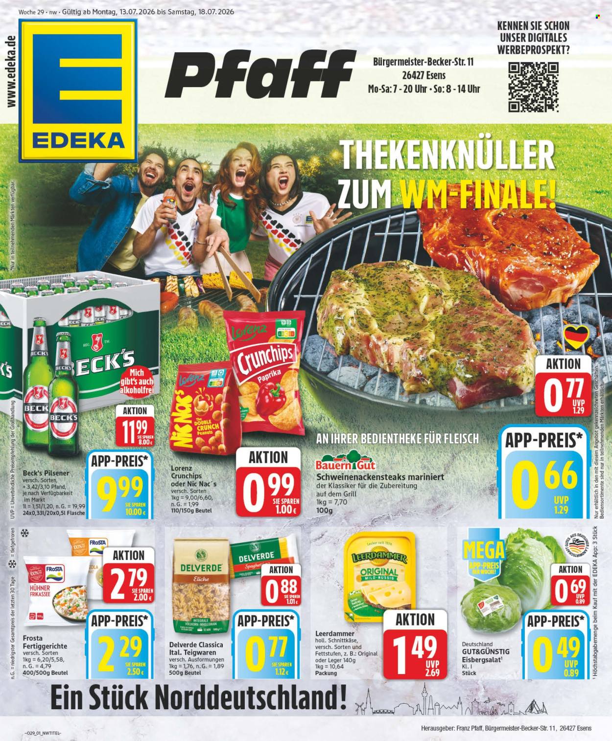Edeka Prospekte  - 13.07.2026 - 18.07.2026. Seite 1