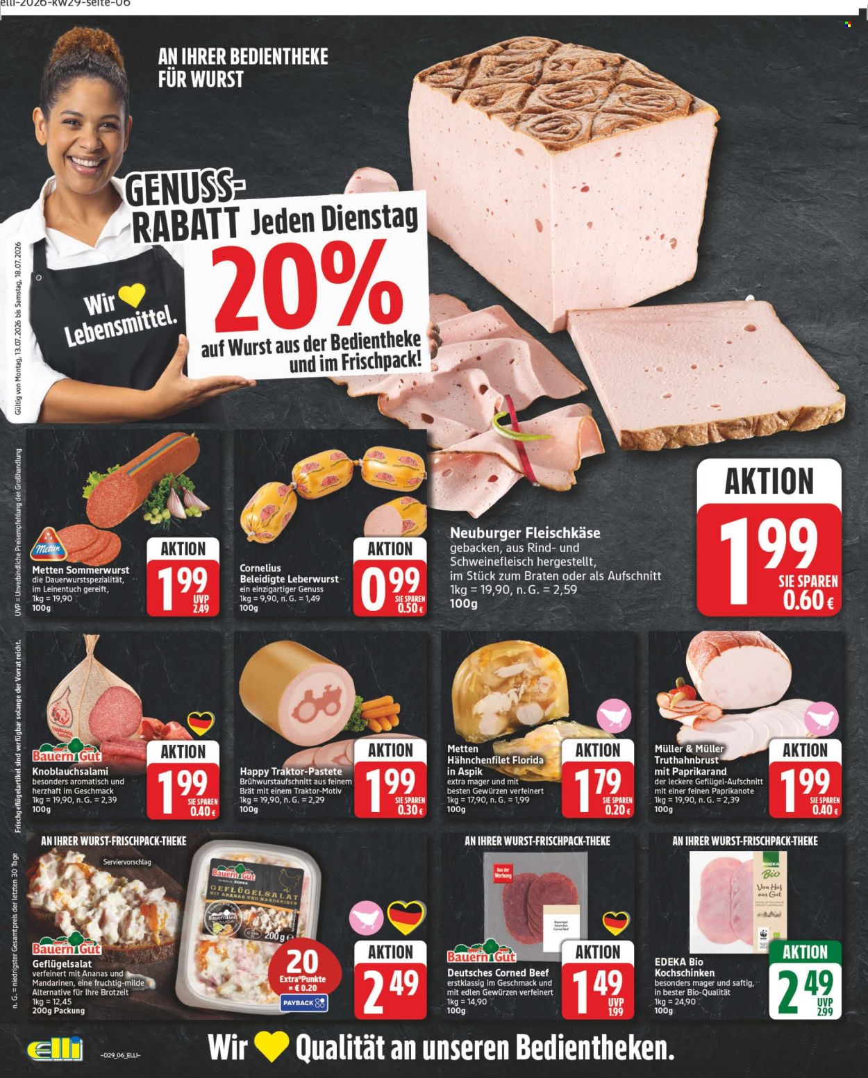 Edeka Prospekte  - 13.07.2026 - 18.07.2026. Seite 6