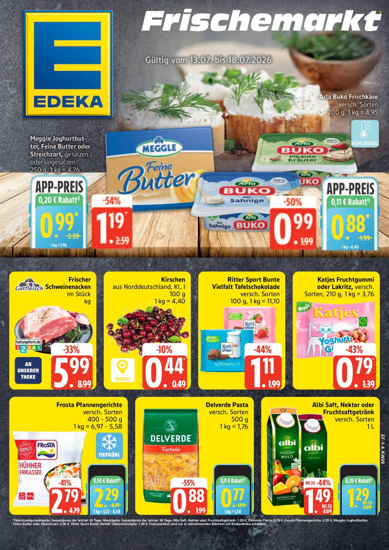 Edeka Prospekte  - 13.07.2026 - 18.07.2026. Seite 1