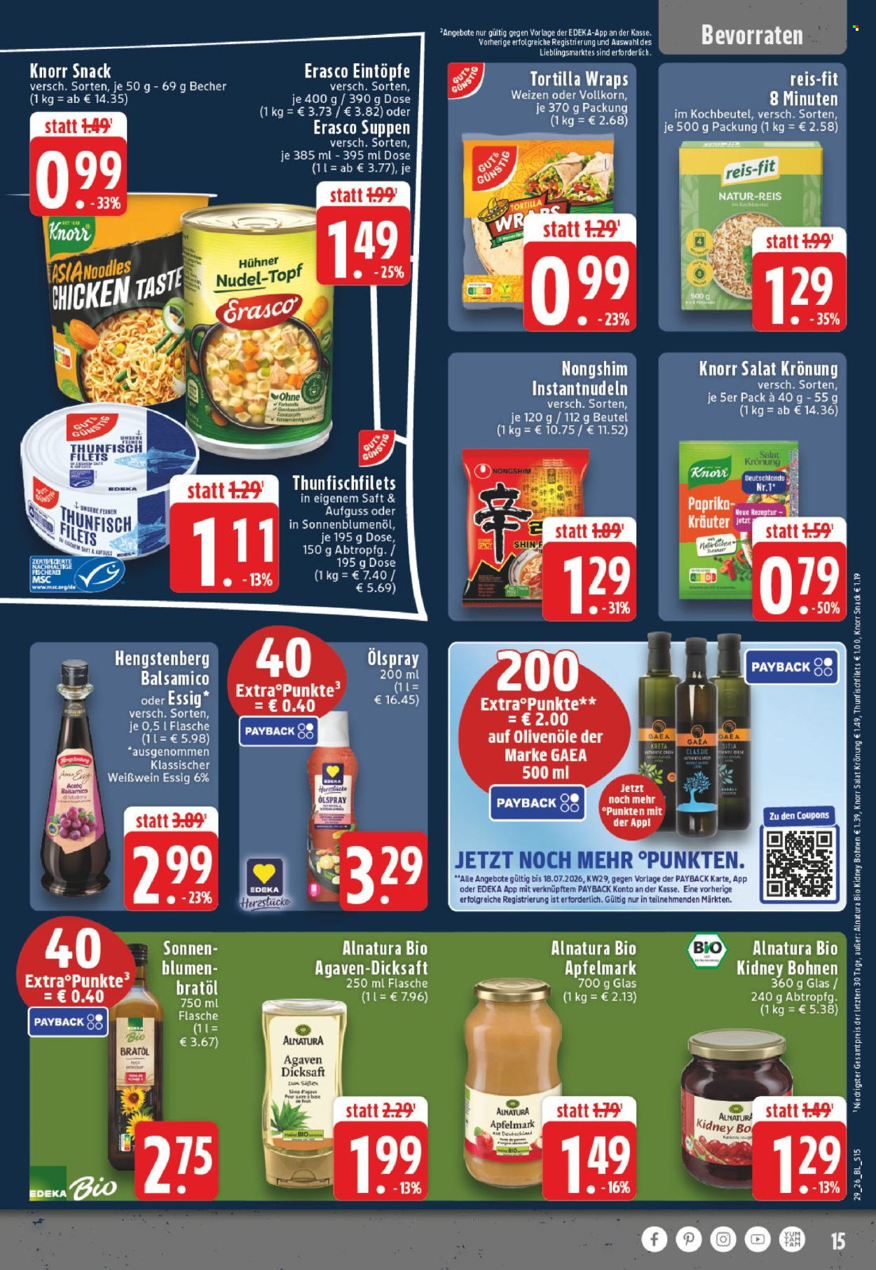 Edeka Prospekte  - 13.07.2026 - 18.07.2026. Seite 15