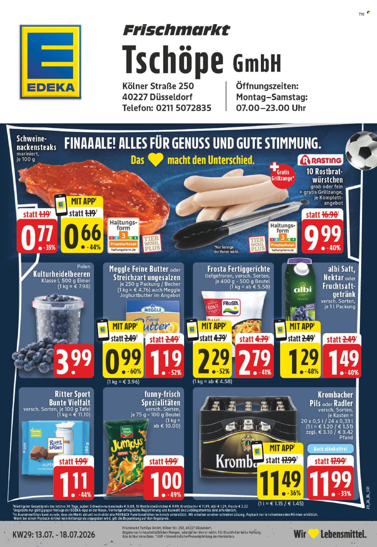 Edeka Prospekte  - 13.07.2026 - 18.07.2026. Seite 1