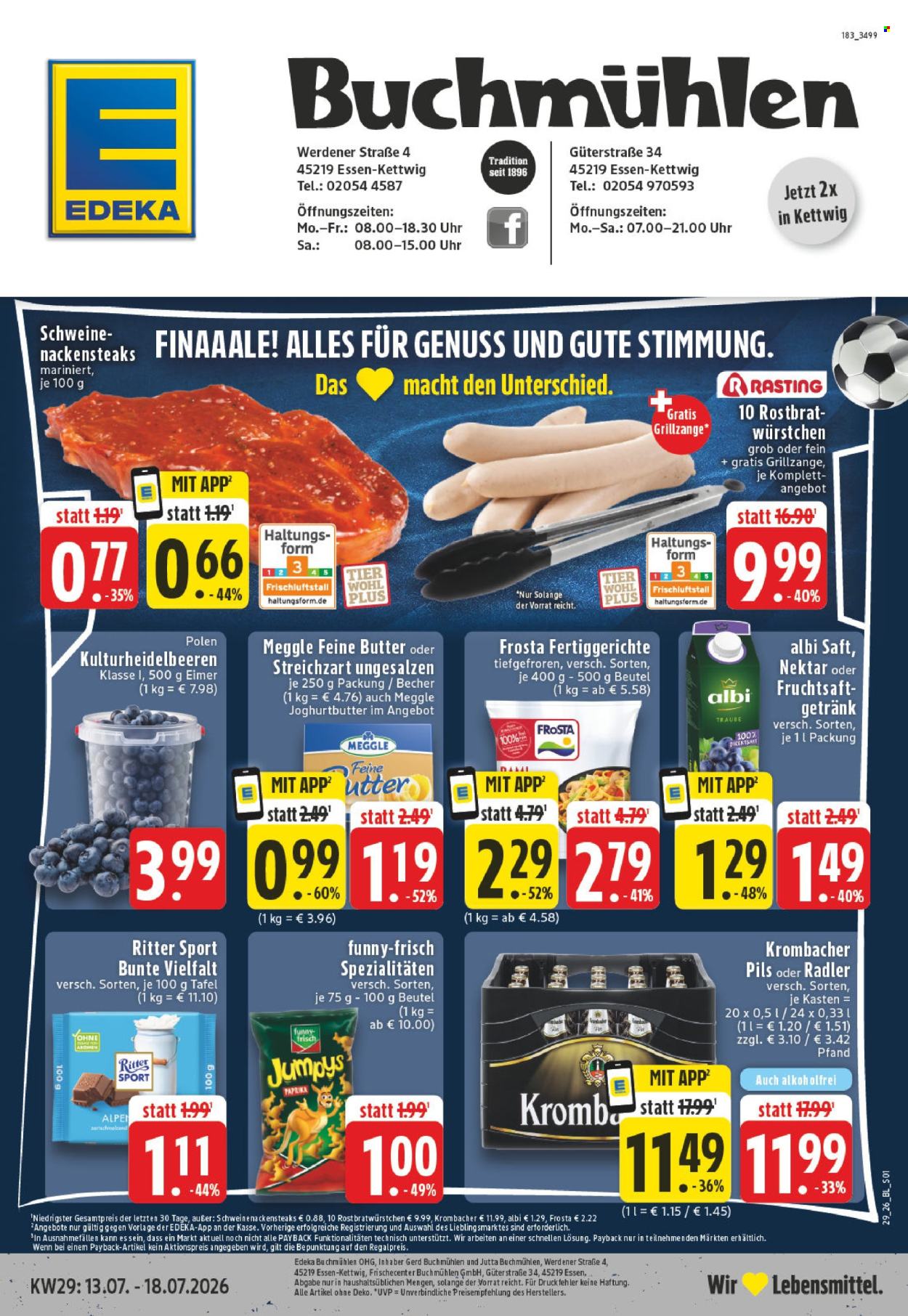 Edeka Prospekte  - 13.07.2026 - 18.07.2026. Seite 1