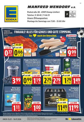 Prospekte Edeka - 13.07.2026 - 18.07.2026.