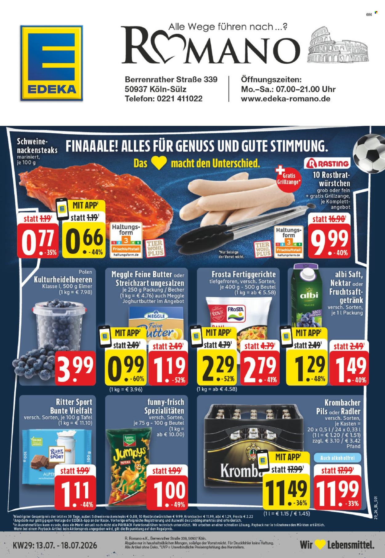 Edeka Prospekte  - 13.07.2026 - 18.07.2026. Seite 1