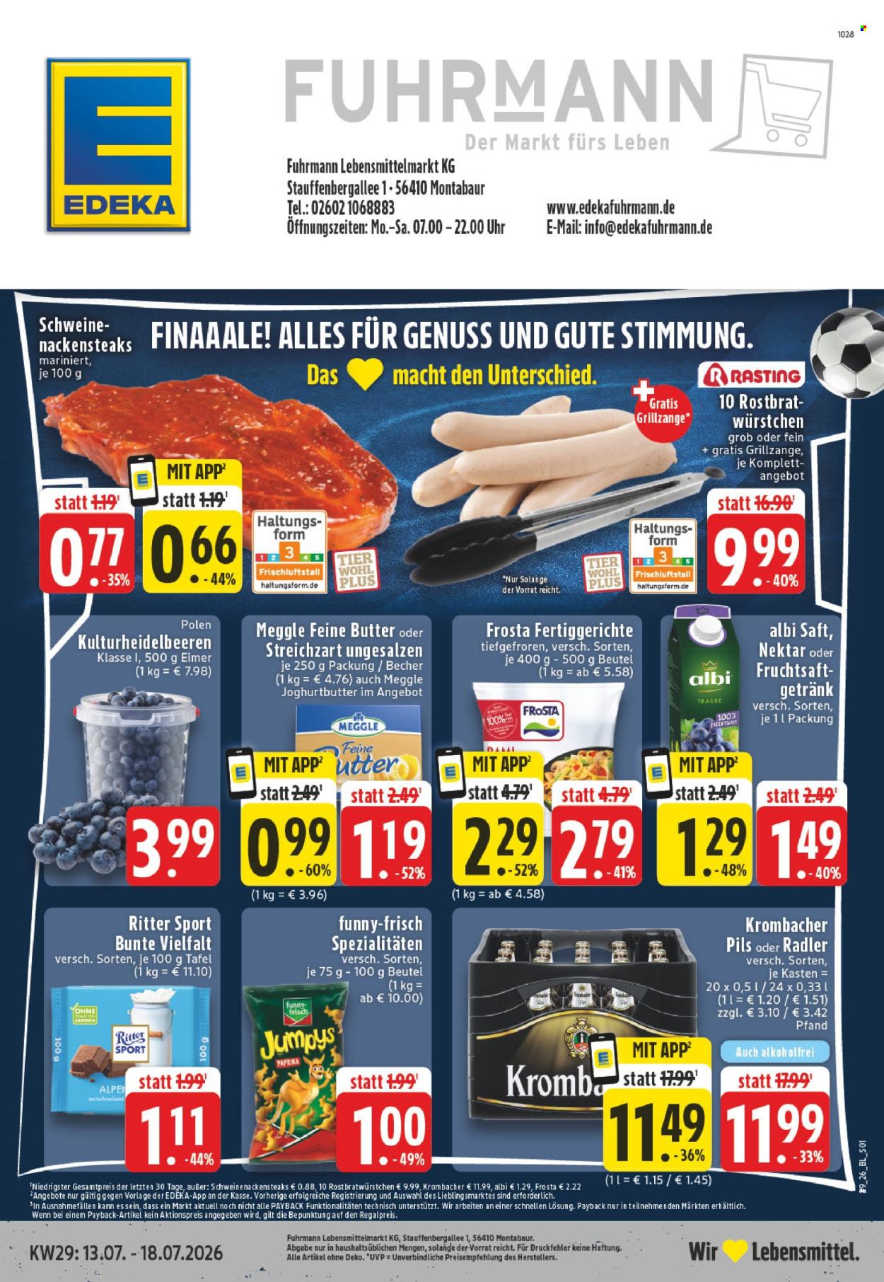 Edeka Prospekte  - 13.07.2026 - 18.07.2026. Seite 1