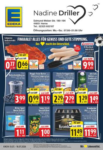 Prospekte Edeka - 13.07.2026 - 18.07.2026.