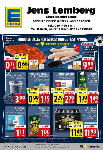 Prospekte Edeka - 13.07.2026 - 18.07.2026.