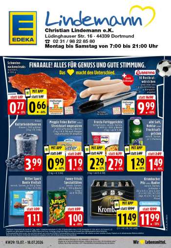 Prospekte Edeka - 13.07.2026 - 18.07.2026.