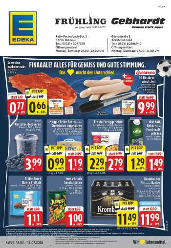 Prospekte Edeka - 13.07.2026 - 18.07.2026.