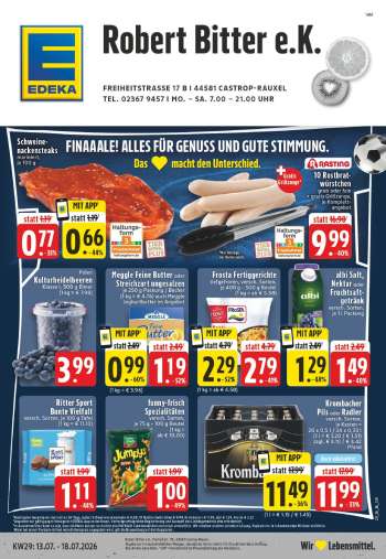 Prospekte Edeka - 13.07.2026 - 18.07.2026.