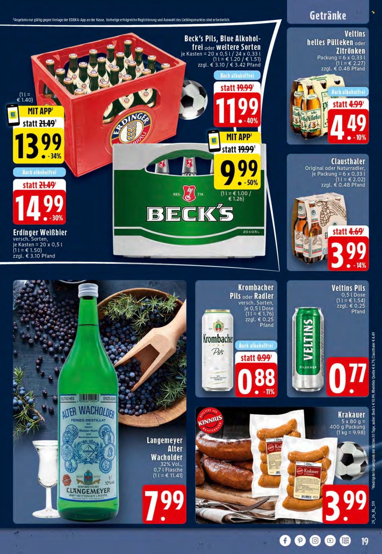 Edeka Prospekte  - 13.07.2026 - 18.07.2026. Seite 19