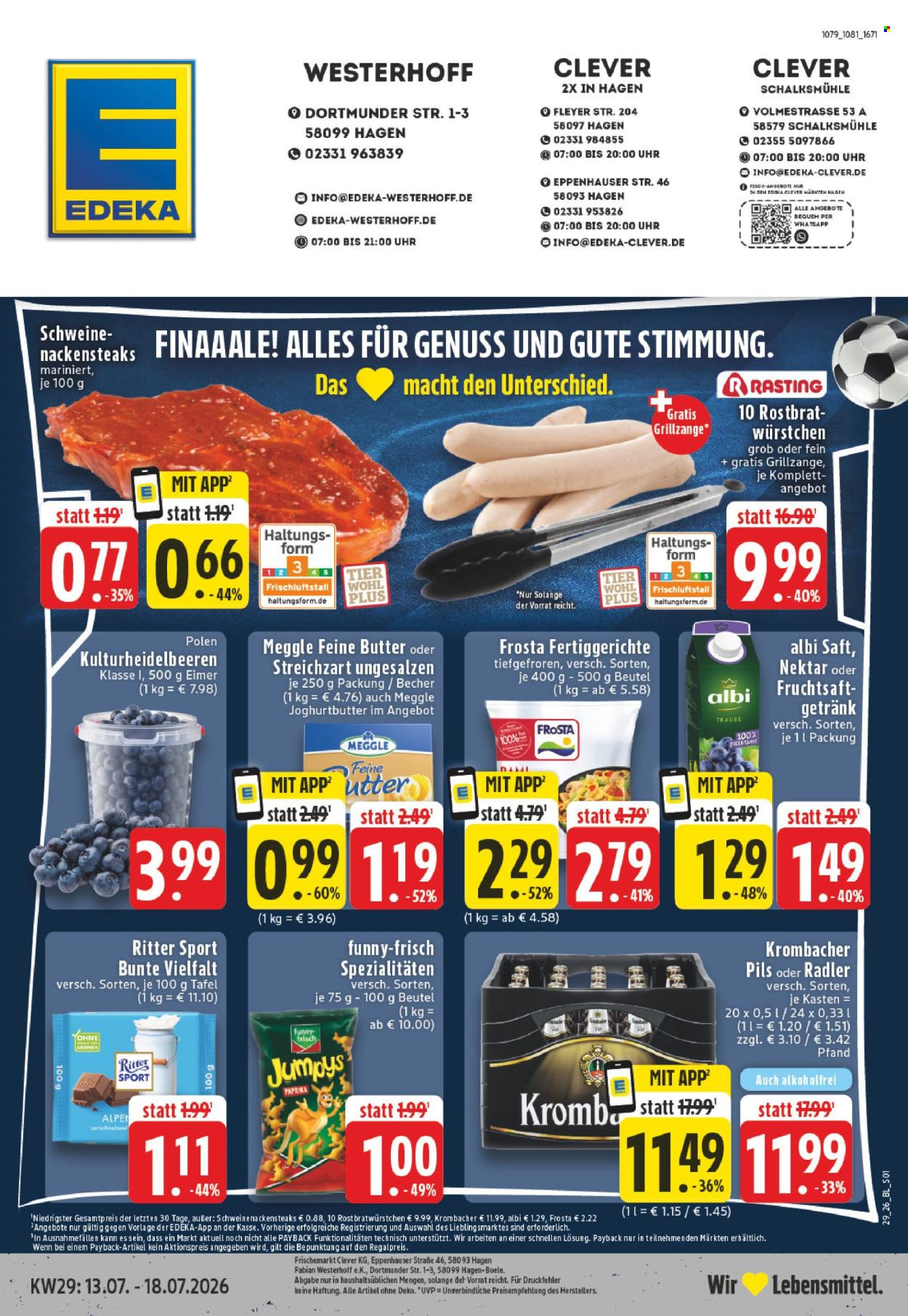 Edeka Prospekte  - 13.07.2026 - 18.07.2026. Seite 1