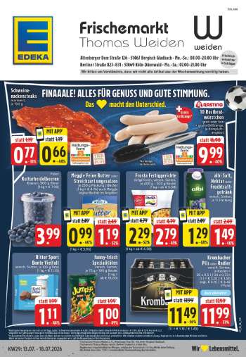 Prospekte Edeka - 13.07.2026 - 18.07.2026.
