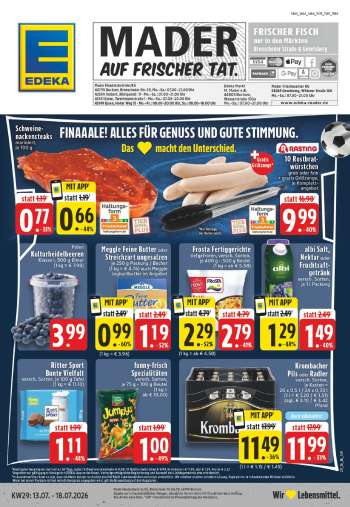 Prospekte Edeka - 13.07.2026 - 18.07.2026.