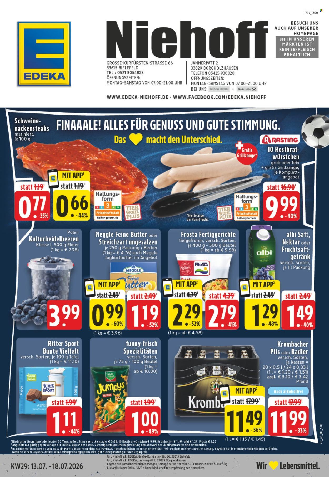 Edeka Prospekte  - 13.07.2026 - 18.07.2026. Seite 1