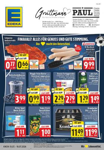 Prospekte Edeka - 13.07.2026 - 18.07.2026.