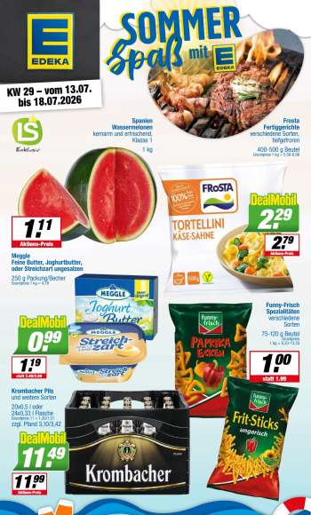 Prospekte Edeka - 13.07.2026 - 18.07.2026.