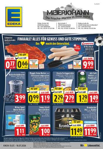 Prospekte Edeka - 13.07.2026 - 18.07.2026.