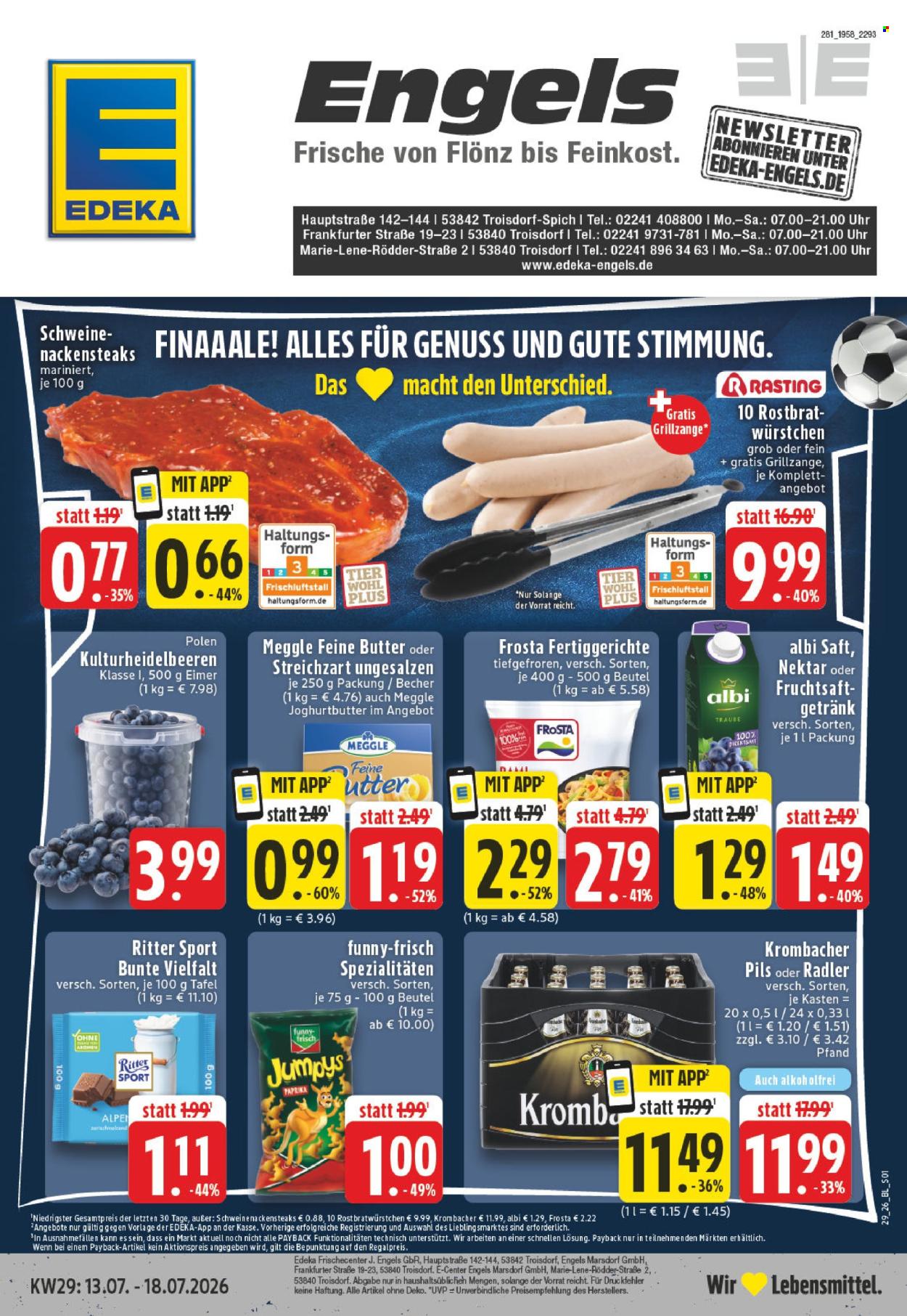 Edeka Prospekte  - 13.07.2026 - 18.07.2026. Seite 1