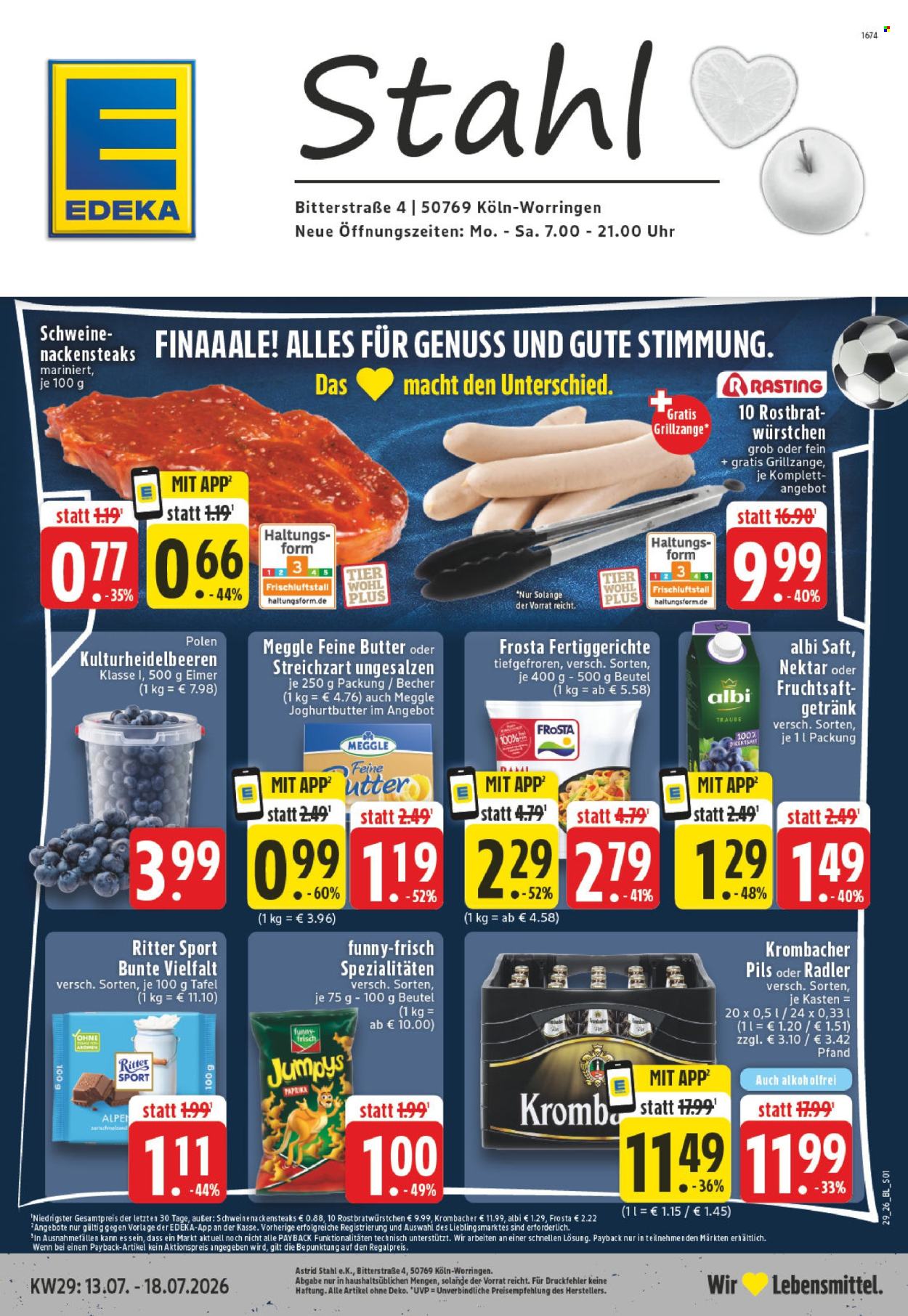 Edeka Prospekte  - 13.07.2026 - 18.07.2026. Seite 1