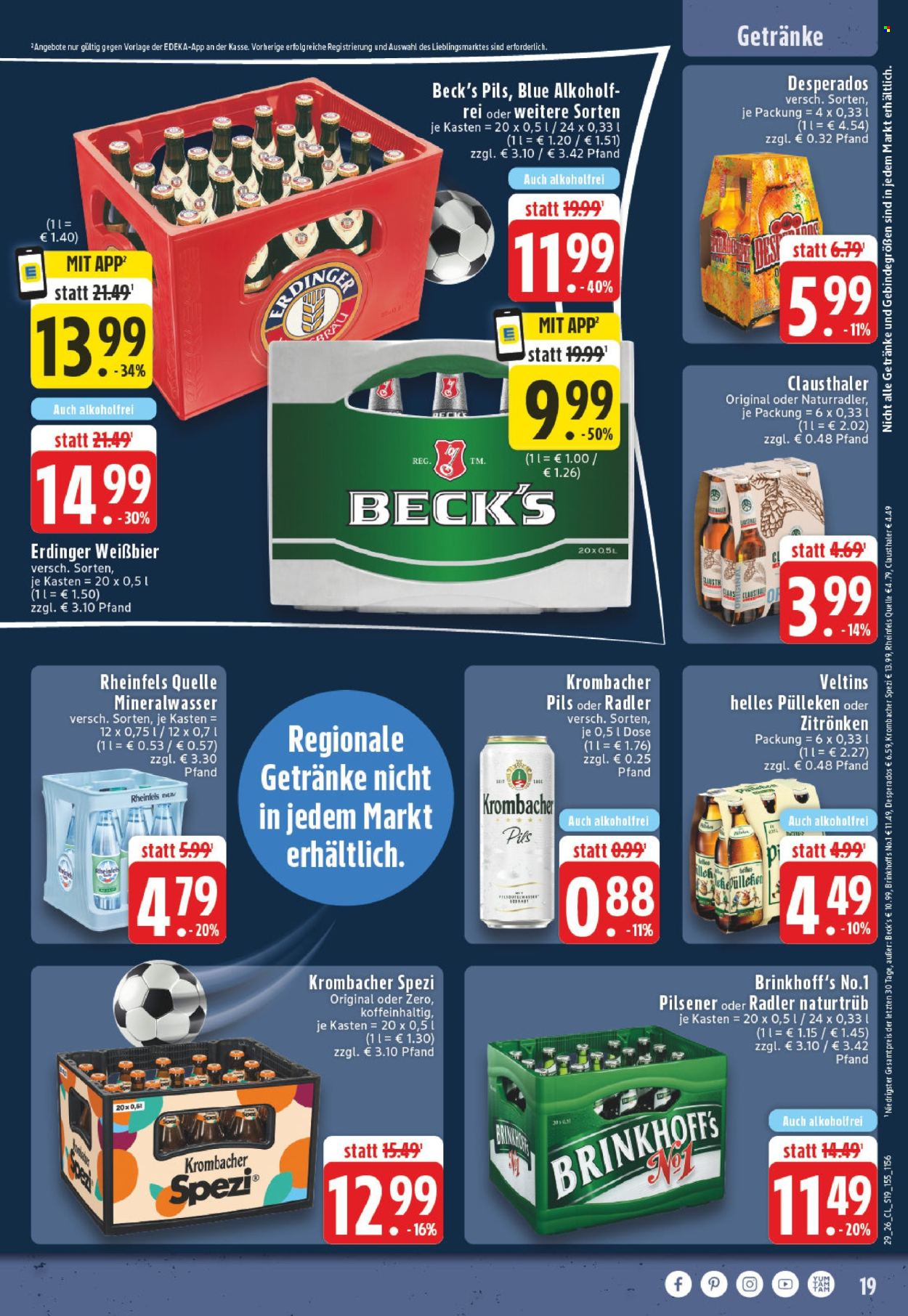 Edeka Prospekte  - 13.07.2026 - 18.07.2026. Seite 19
